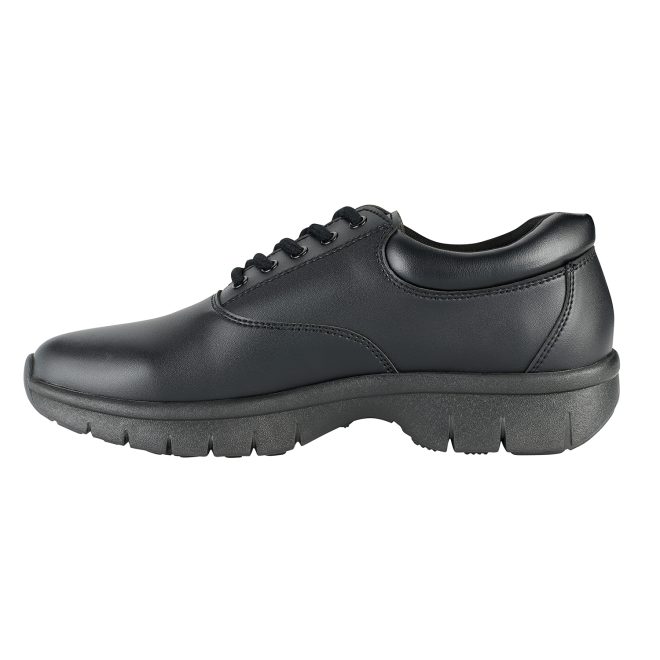 black styleplus rpm marching band shoe side view