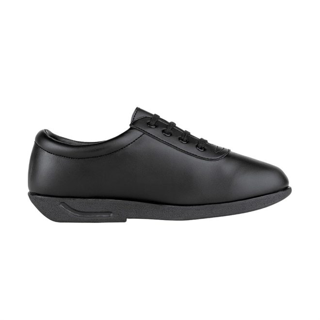 black styleplus impact marching band shoe side view