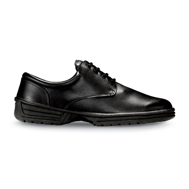 black dsi mtx marching band shoe side view