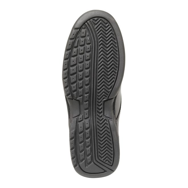 black dsi mtx marching band shoe sole view