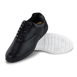 black and white options dsi velocity marching band shoe top and sole views