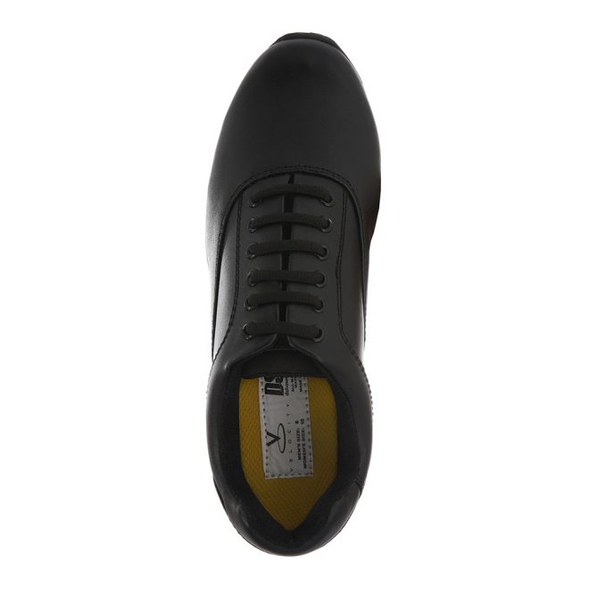 black dsi velocity marching band shoe top view