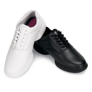 black and white options dsi viper marching band shoe top view