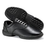 black dsi viper marching band shoe sole and side view