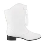 white styleplus vinyl majorette boot side view