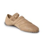 caramel capezio freeform guard shoe side view