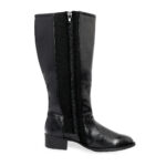 black styleplus nancy flex boot, left side view