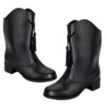 black styleplus majorette flex boots, pair