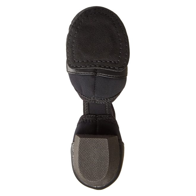 black capezio pedini femme guard shoe sole view