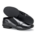 black dsi starlite 2 guard shoe sole and side view