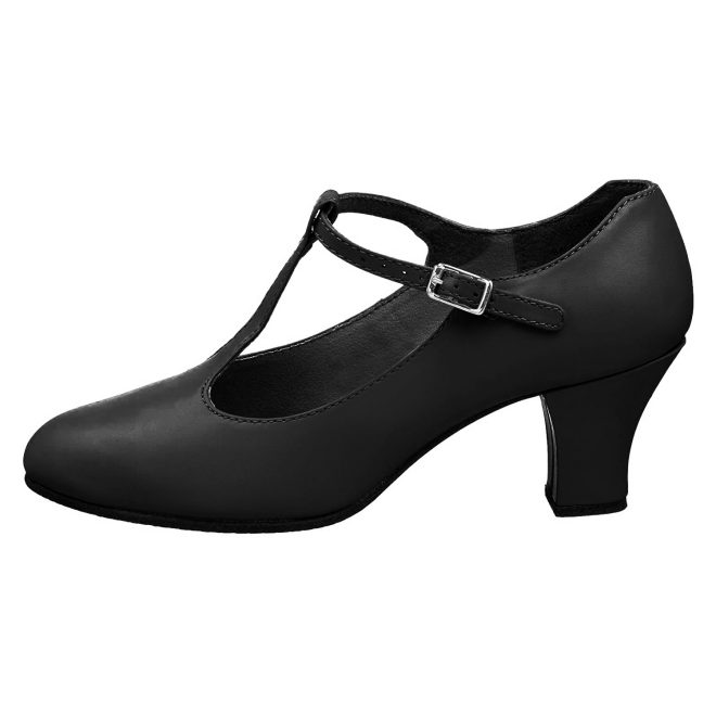 117245_4 black capezio jr footlight t strap character shoe