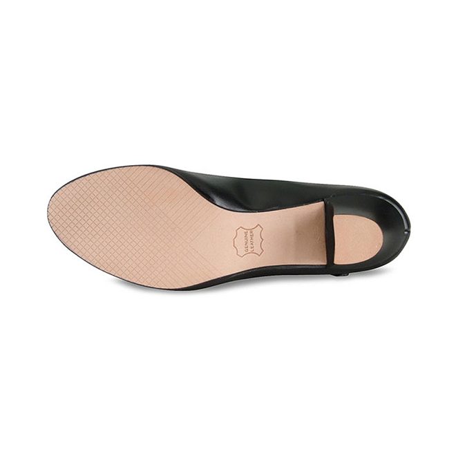 black capezio character shoe sole view