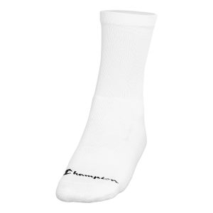 white champion essential crew socks front view