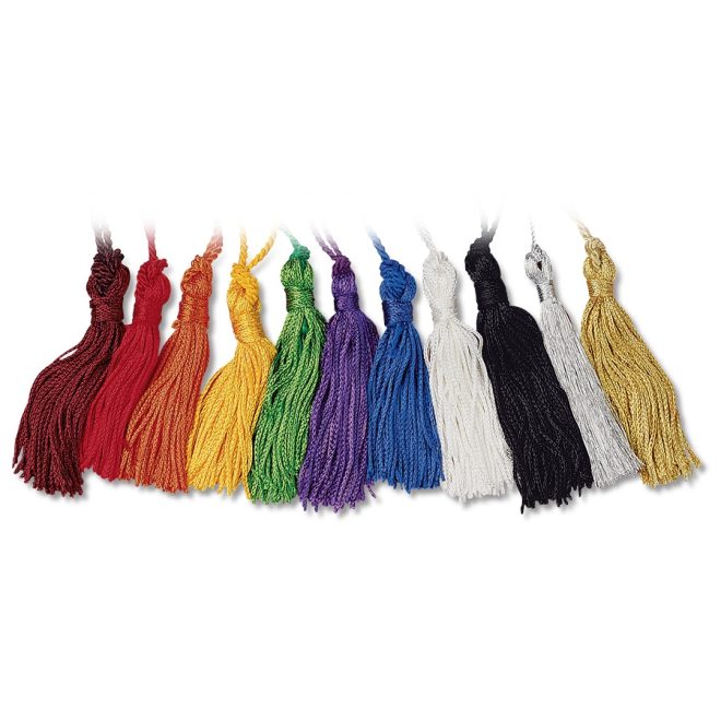 color options for majorette boot tassel