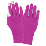 power pink augusta tech gloves palm and back view