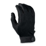 black deluxe sure grip band gloves back view