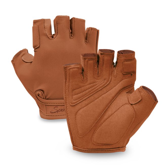 sienna spinpro fingerless guard gloves palm and back view