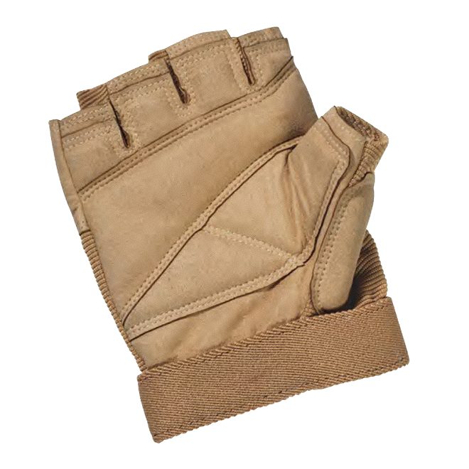 medium styleplus powerflex fingerless gloves palm view