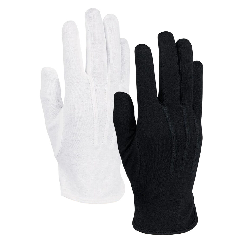 StylePlus Cotton Military Marching Band Gloves Band Shoppe