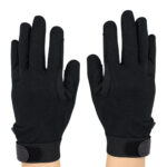 black styleplus deluxe cotton military gloves back view