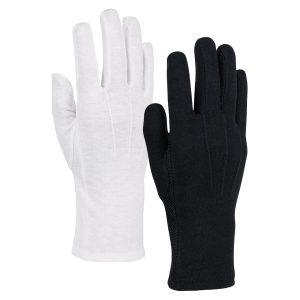 black and white options for styleplus long wristed sure grip gloves back view