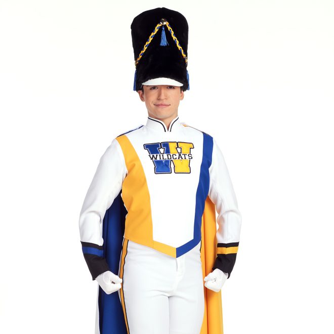 custom marching band jacket 209286 with custom busby