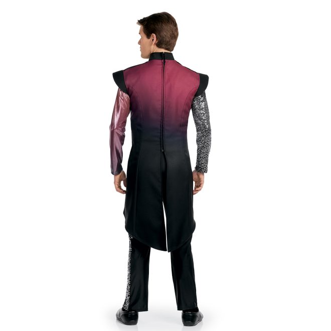 back view of custom marching band jacket 209287