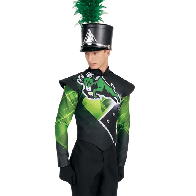 digitally printed marching band jacket 209288 with model