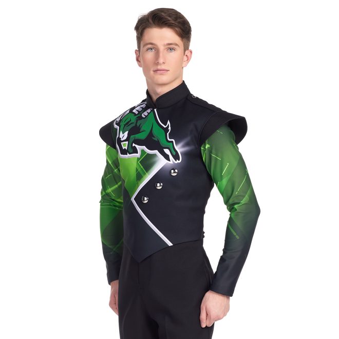 digitally printed marching band jacket 209288 with model