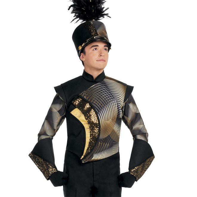 digitally printed marching band jacket 209289