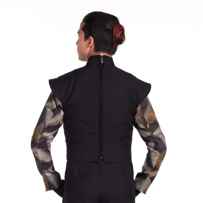 back view of digitally printed marching band jacket 209289