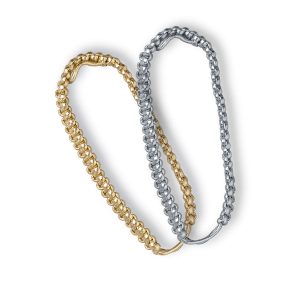 silver and gold color options for military shoulder metallic cord