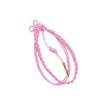 light pink with gold tip custom 1 color military citation nylon cord