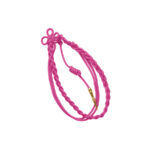 pink with gold custom 1 color military citation nylon cord