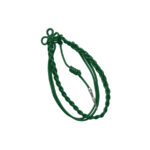 kelly with silver tip 1 color military citation nylon cord