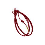 maroon with gold tip 1 color military citation nylon cord