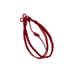 maroon with silver tip 1 color military citation nylon cord