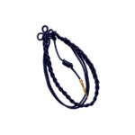 navy with gold tip 1 color military citation nylon cord