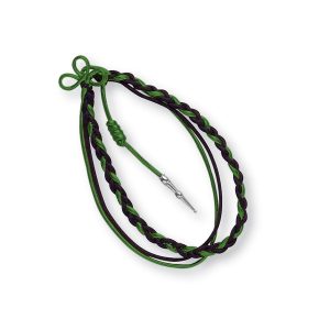 black and green custom 2 color citation cord nylon