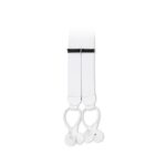 white leather tab suspenders