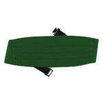 hunter poly satin concert cummerbund with black straps