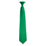 emerald poly satin concert neck tie