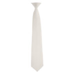 ivory poly satin concert neck tie