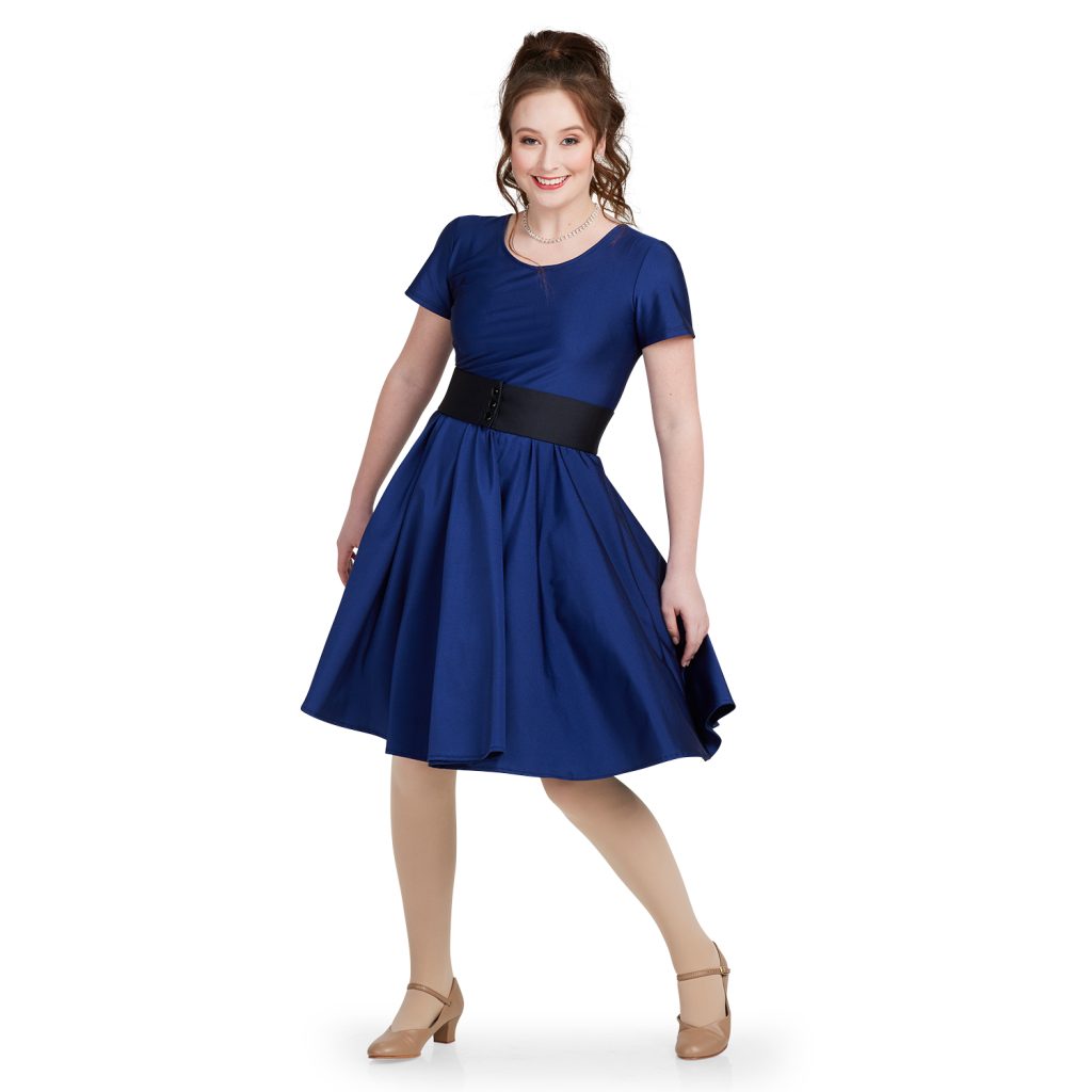 Custom Show Choir Dress Tank Neck, Natural Waist | Band Shoppe