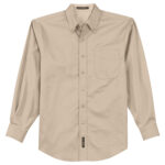 men stone port authority easy care formal shirt front view