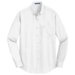 men white port authority superpro twill shirt front view