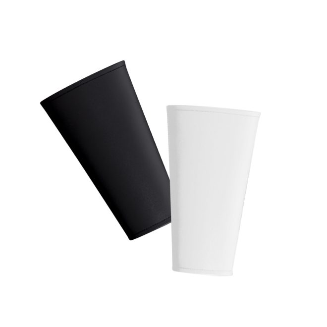 black and white options for vinyl drummer gauntlets