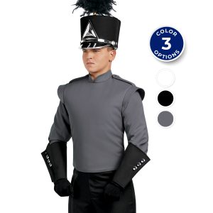 three color options for marching band jacket