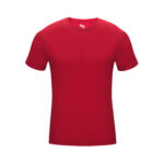 red badger pro compression short sleeve shirt front view