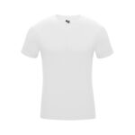 white badger pro compression short sleeve shirt front view